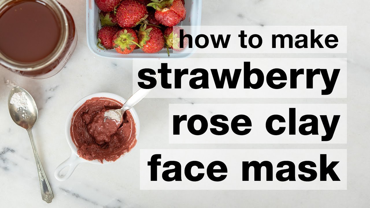 face mask amazon How to Make a DIY Strawberry Rose Clay Face Mask