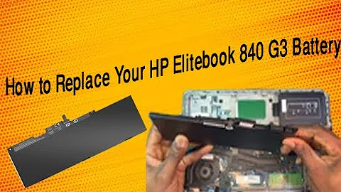 HP EliteBook 840 G3 battery replacement / How to Remove / Replace HP EliteBook 840 G3 Battery
