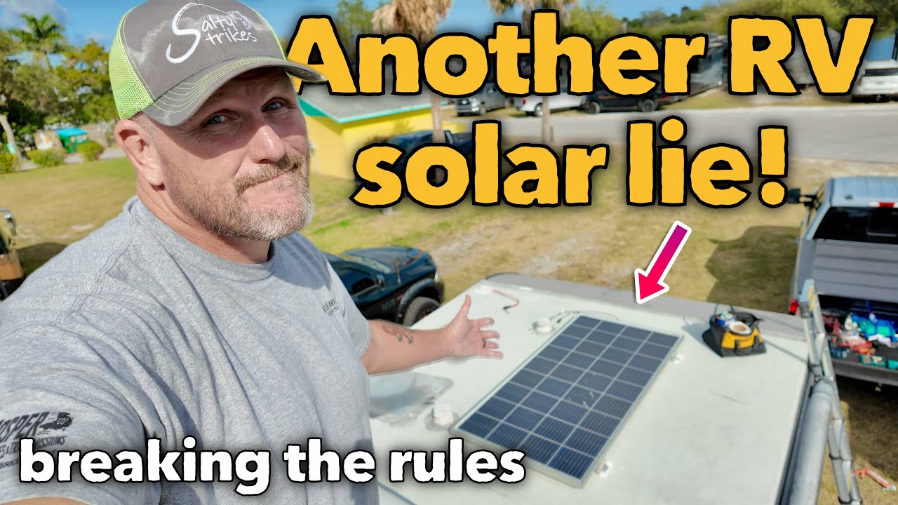 Breaking the RV solar RULES, full install for simple RV solar! 
