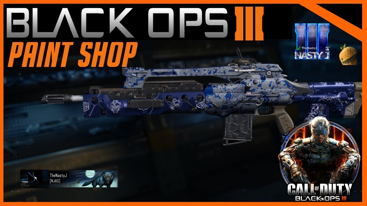 paint it black black ops 3