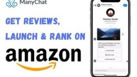 I will design manychat bot for amazon fba product launch and ranking