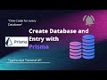 How to create a Database with Prisma | Typescript, Prisma, NodeJS | #coding #tutorial