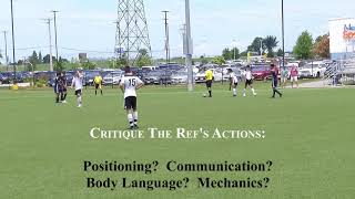 Soccer Ref Tips - No Conversation Needed (Caution e.g. #6)