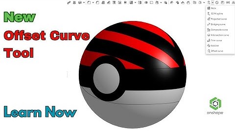 Offset Curve in Onshape | New Feature tool in Onshape CAD Software