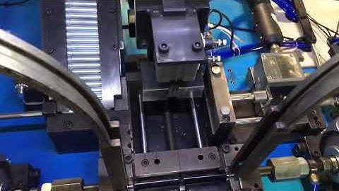 Automatic Door hinge assembly machine with the glue system