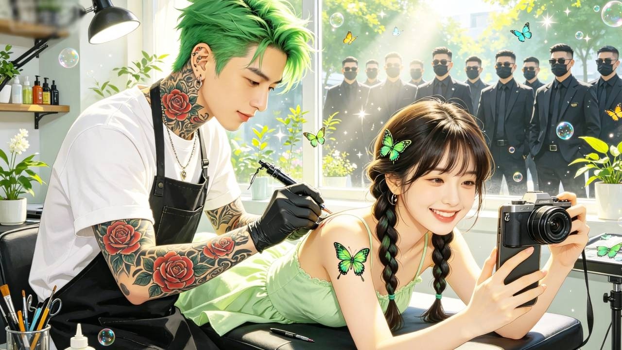 À 18 ans elle veut se tatouer,mais le charmant tatoueur captivé par sa pureté la chérit sans réserve poster