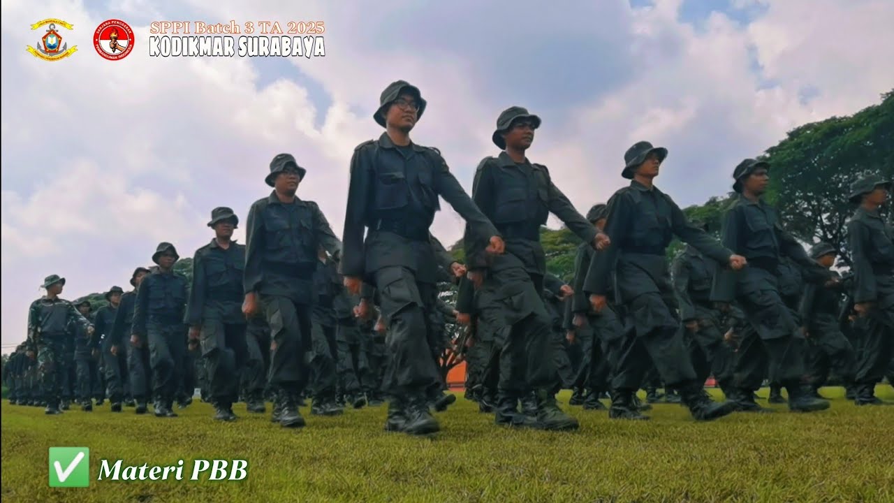 SPPI Batch 3 KODIKMAR SURABAYA Melaksanakan Materi PBB (Pindah Tempat Tak Terbatas)