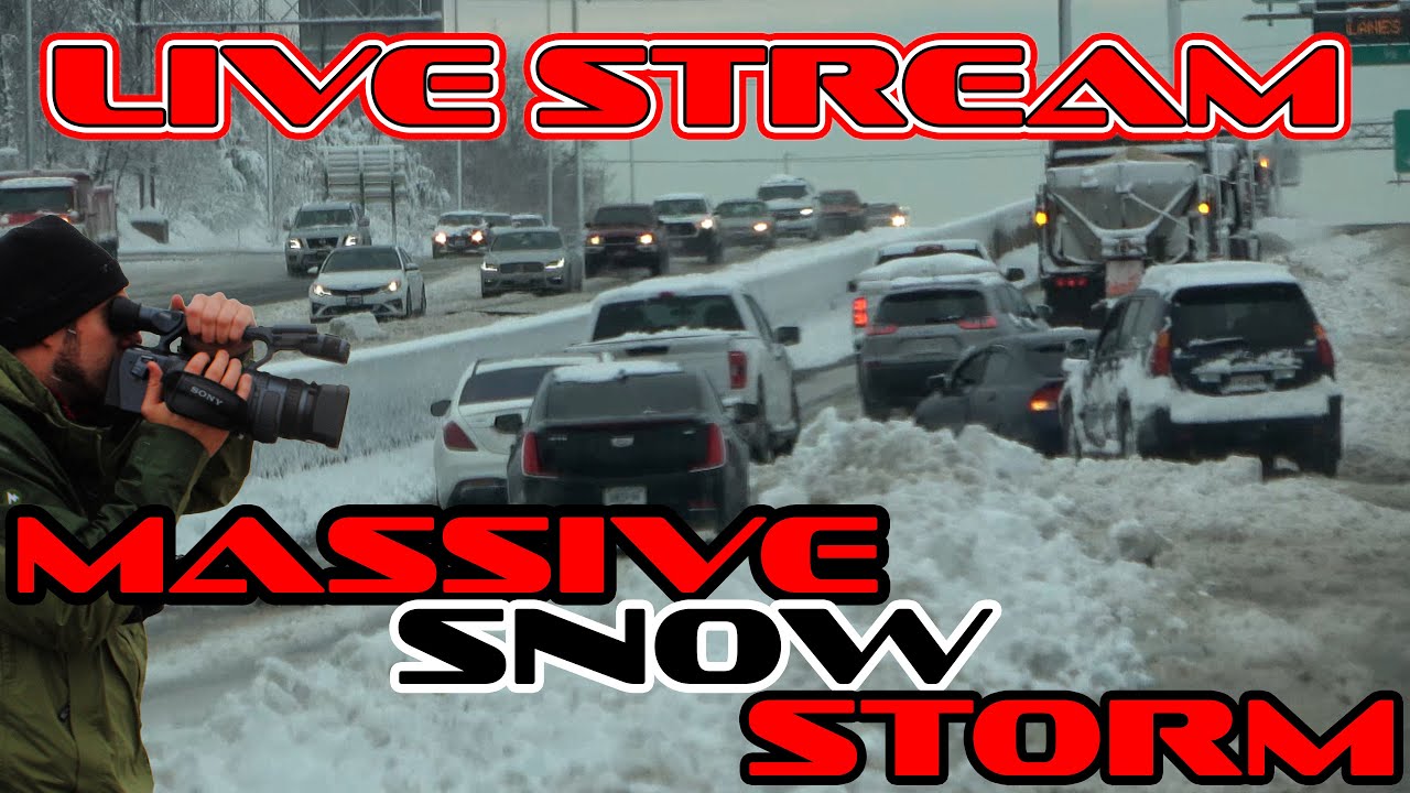 🔴 WATCH LIVE -  Epic Lake Effect Snow Storm Continuing for Buffalo, New York - 11/18/2022 - Pt 2