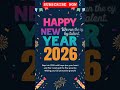 Happy New Year Dear World 🌍🌍🌍 #newyear #2025 #2026 #happynewyear #milestech