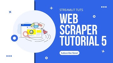 Streamlit Web Scraper | Image Download Button | Complete Streamlit Python Course | Tutorial 5