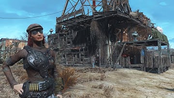 Fiona rebuilds ABERNATHY FARM part 1 - Fallout 4 - PS4