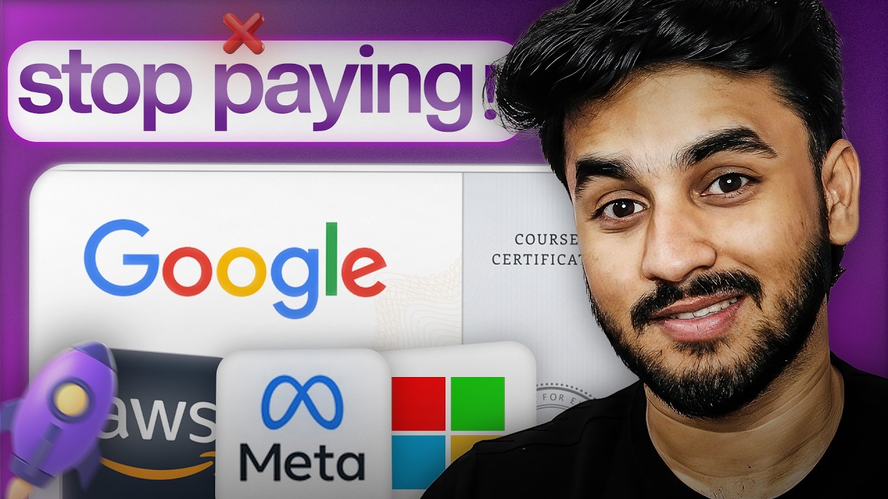 Free Courses to Boost your Resume instantly🚀(Certification for Freshers).