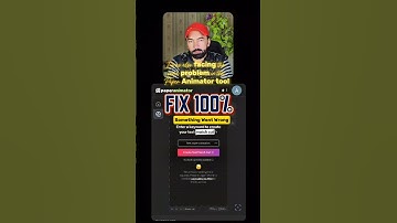Fix “Something Went Wrong” Error on Paper Animator#techtools #paperanimation #shorts  #azharaz836