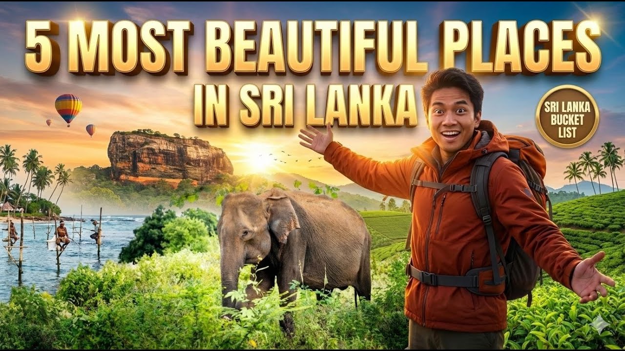 5 Best Places to Visit in Sri Lanka 🌴| Sri Lanka Paradise |