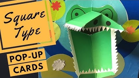 Pop-up Cards Tutorial - Opposing V-Folds (Munchy Mouth)