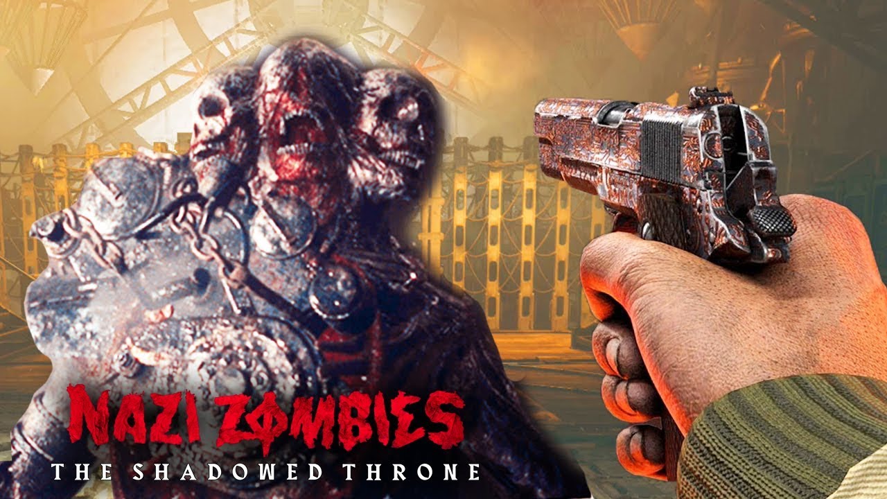 WW2 ZOMBIES: THE SHADOWED THRONE BOSS FIGHT EASTER EGG FINALE! (COD WW2 Zombies)