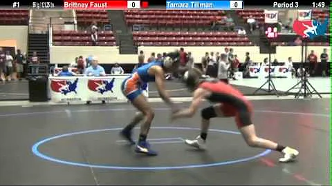 WM 55 KG - RD1 - Brittney Faust (MVC) vs. Tamara T...