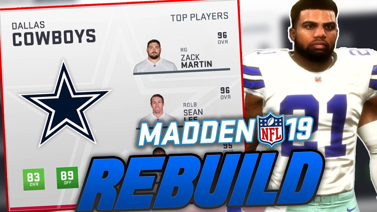 Dallas Cowboys Rebuild | Madden 19 Franchise Rebuild