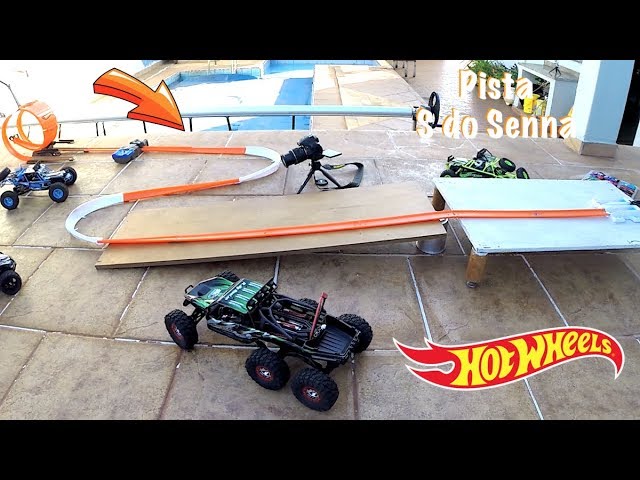 Corrida Hot Wheels 6 Lane Raceway Final Piscina - Carrinhos #61 