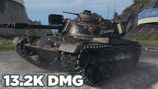 картинка: M60 • 13.2К УРОНА 6 ФРАГОВ • WoT Gameplay