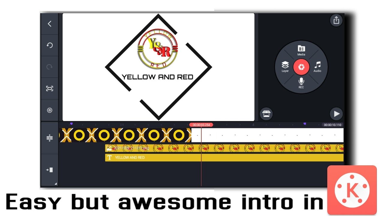 How to make a awesome but simple intro in kinemaster - YouTube