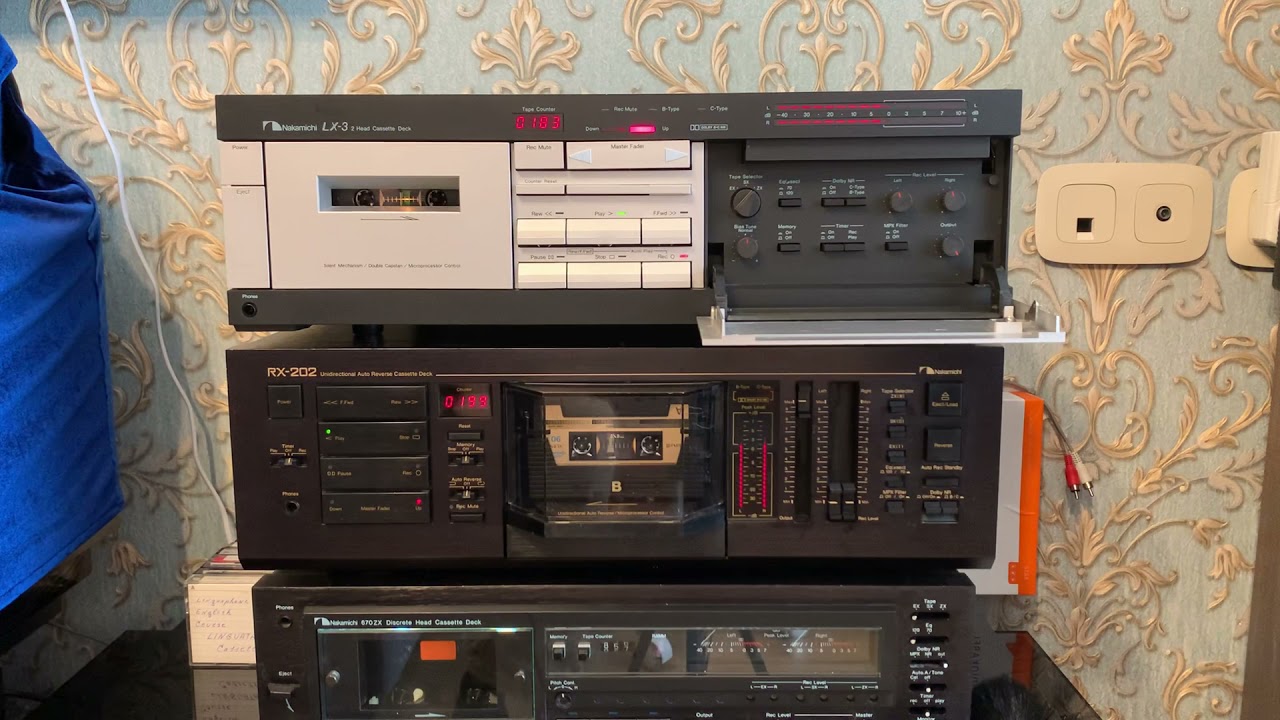 Nakamichi LX3. Запись на винтажный Fuji FR metal - YouTube