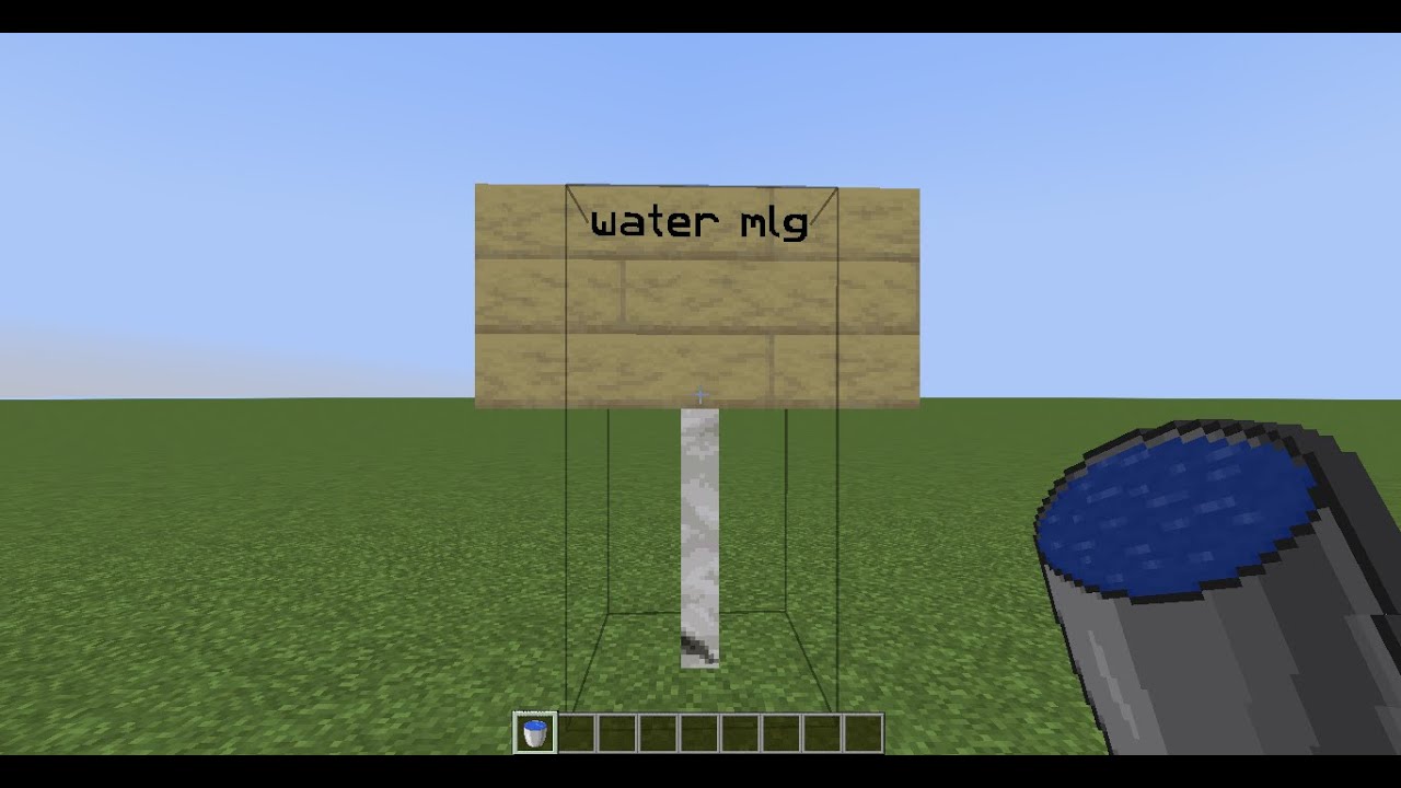 Minecraft water mlg shorts YouTube