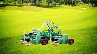 Verticutter or vertical mowing, removes thatch buildup from your lawn so the turf can breathe easier