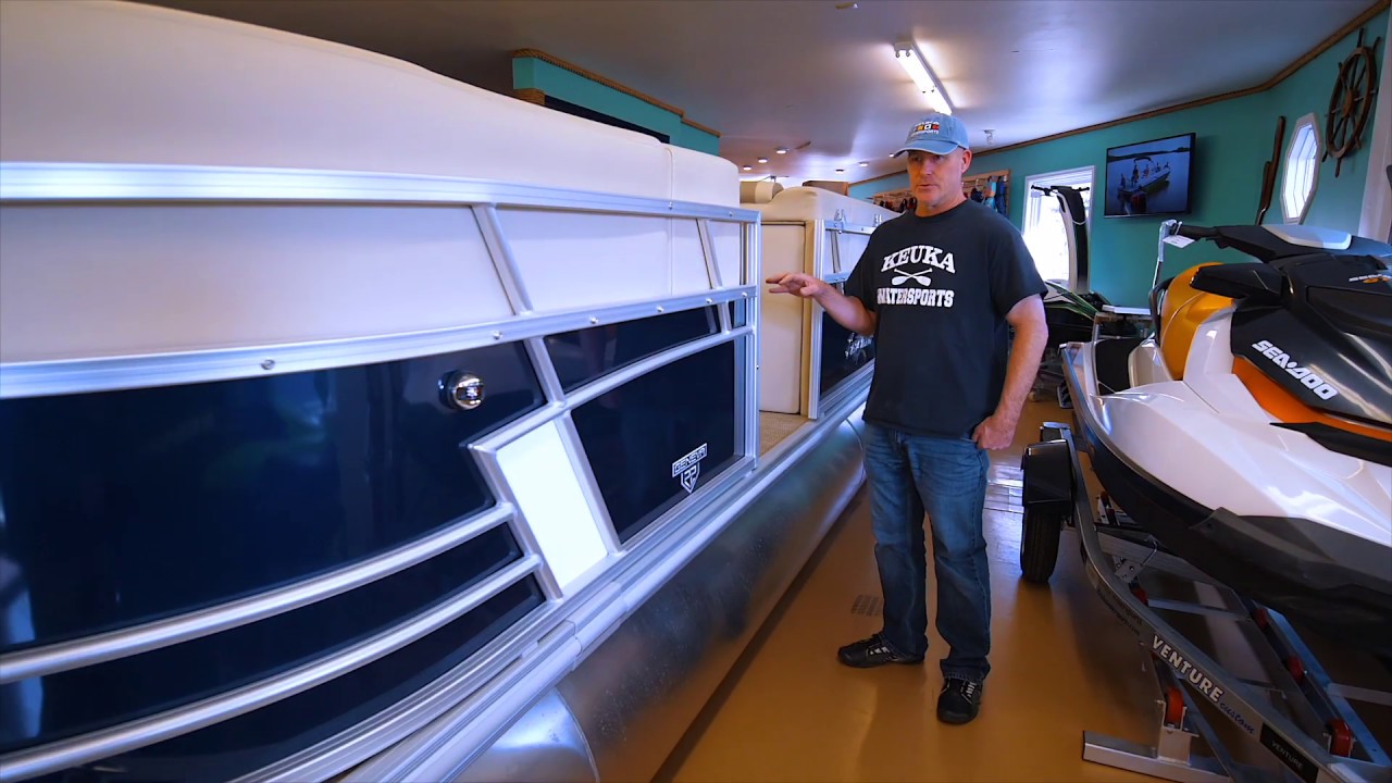 2020 SunChaser Geneva 22LR Pontoon Boat Keuka Watersports YouTube