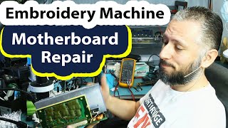 Commercial Embroidery Machine Motherboard Repair - Happy HCM-1212N