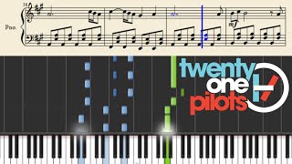 twenty one pilots: We don't believe what's on TV - Piano Tutorial + Sheets chords