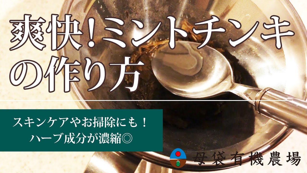 ミントの活用法 ミントチンキの作り方 成分がぎゅっと濃縮 掃除やスキンケアに いろいろ使える ネオナチュラル母袋有機農場 Youtube