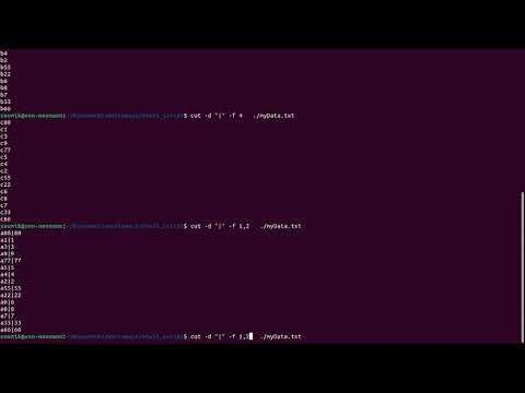 4-Cut command in Linux