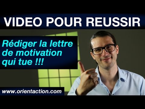 Rédiger la lettre de motivation qui tue - Orient'Action 