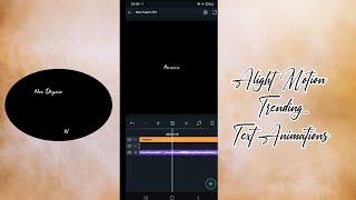 How To Create Alight Motion Text Effects | Trending Black Screen Lyrical Editing |How to edit Lyrics