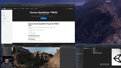 FMOD 2.0.11 + Unity 2020.1.3f1 + Oculus Spatializer Plugin v19.0