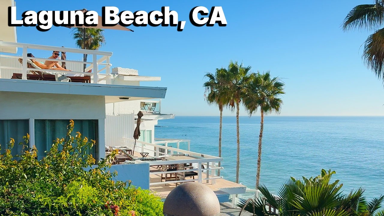 Laguna Beach Feels Like the French Riviera | 4K Coastal Walk