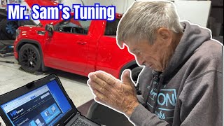 Teaching Mr. Sam how to tune using HPtuners!