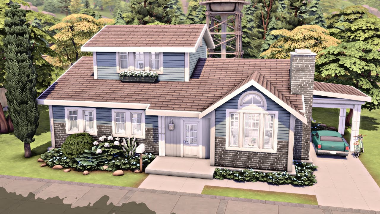 LIMITED PACK FAMILY HOME 🏡 The Sims 4 Speed Build | No CC - YouTube