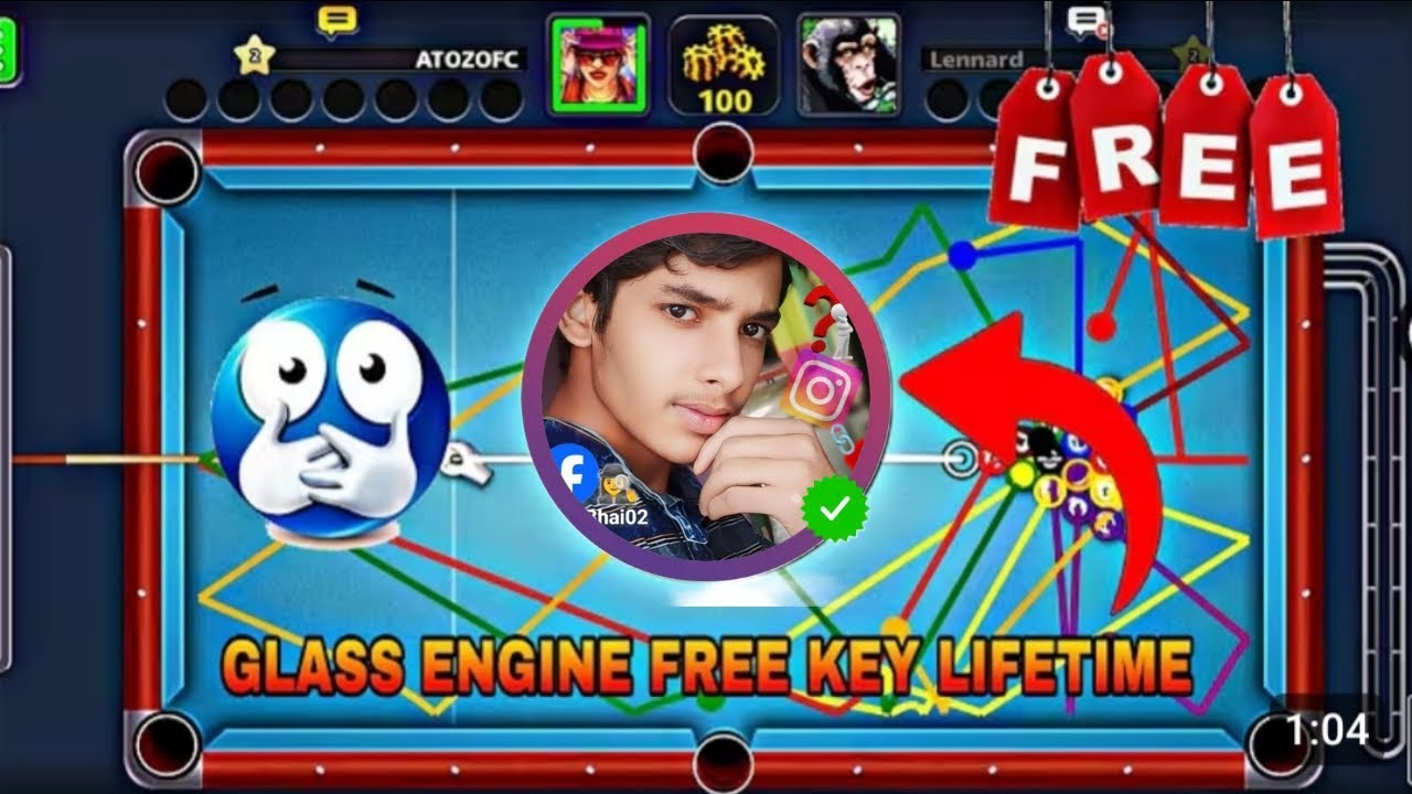 8 Ball pool free hack koi bhi game related hack chahie only free contact me 👁️‍🗨️100k