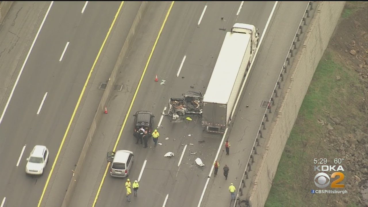 1 Killed In Crash On Turnpike, Road Shut Down Near Mt. Pleasant