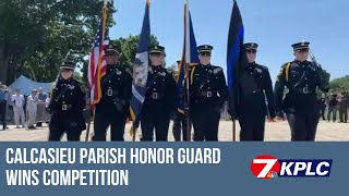 Calcasieu Parish Honor Guard wins competition