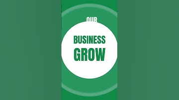 introducing Green and White Modern Clean Business Service Promotion Mobile Video