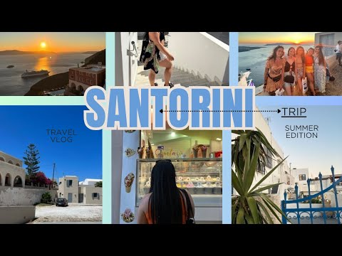 My First Time in Santorini, Greece | Travel Vlog | diaries part 1
