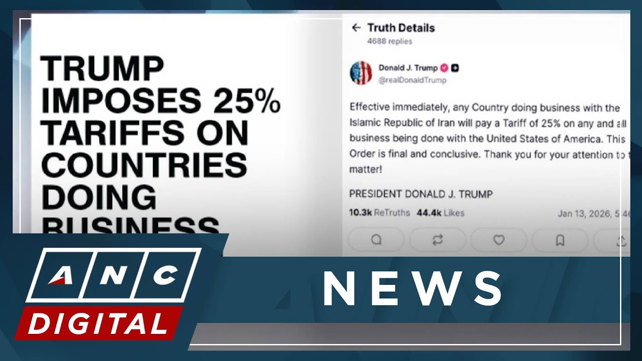 Trump imposes 25% tariffs on countries doing business with Iran | ANC ...