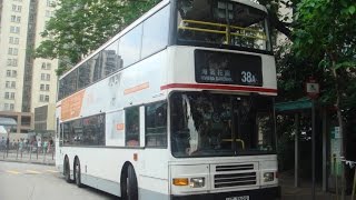 Hong Kong Bus KMB AV486 @ 38A 九龍巴士 Volvo Olympian美孚 海濱花園