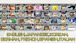 Super Smash Bros. Brawl - All Languages Comparison/Differences (US, PAL, JP, Korean)
