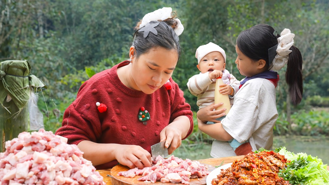 How to Make Smoked Bacon | Preserve for 300 Days Without a Fridge | Ly Thi Ca