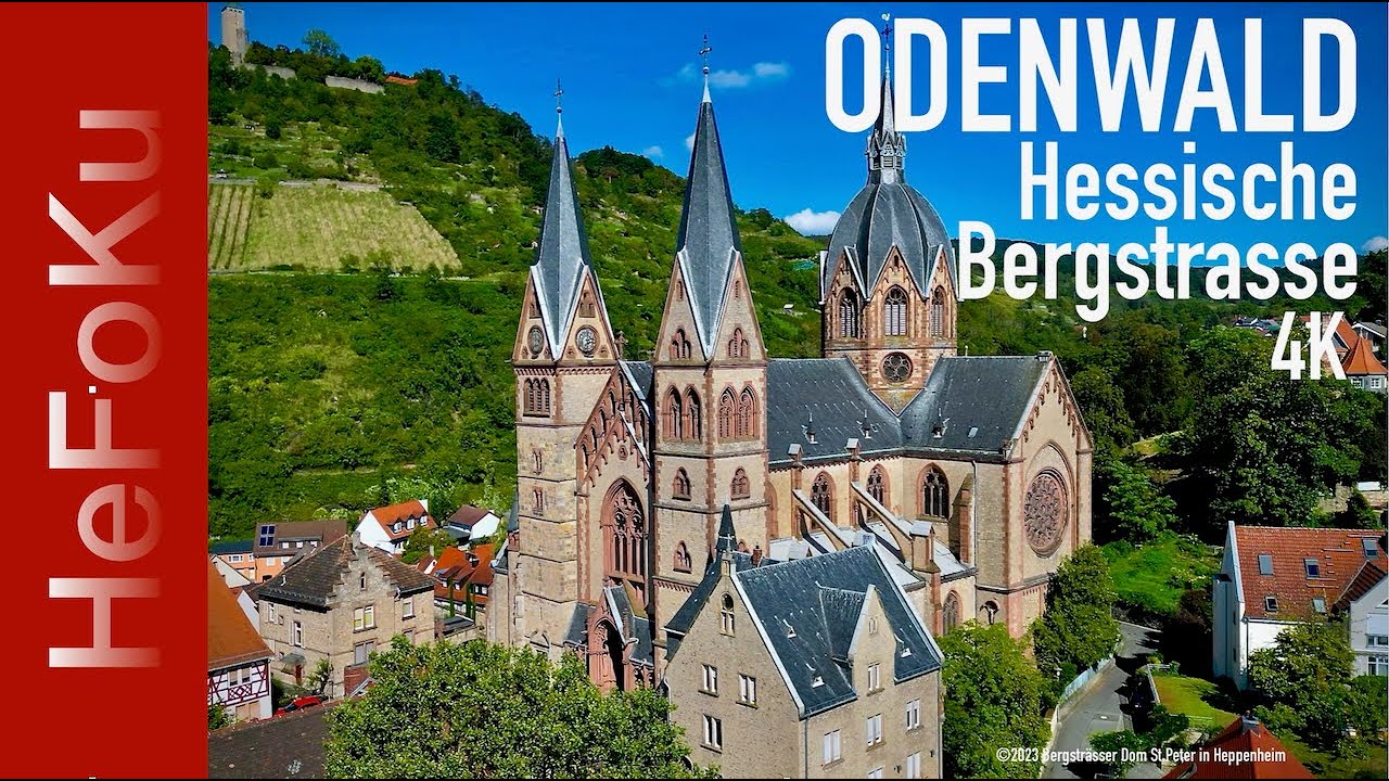 Geopark Odenwald Bergstrasse ⎣Die Top Sehenswürdigkeiten ⌋⌊Schlösser - Burgen - Städte⌋