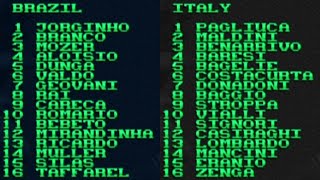 World Cup Striker - Teams (SNES)